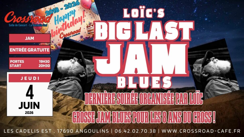 Loïc's Last Big Jam Blues | La der de Loïc | Gross Jam Blues