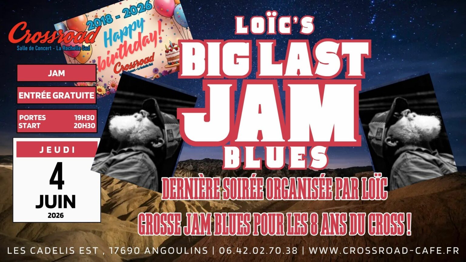 Loïc's Last Big Jam Blues | La der de Loïc | Gross Jam Blues