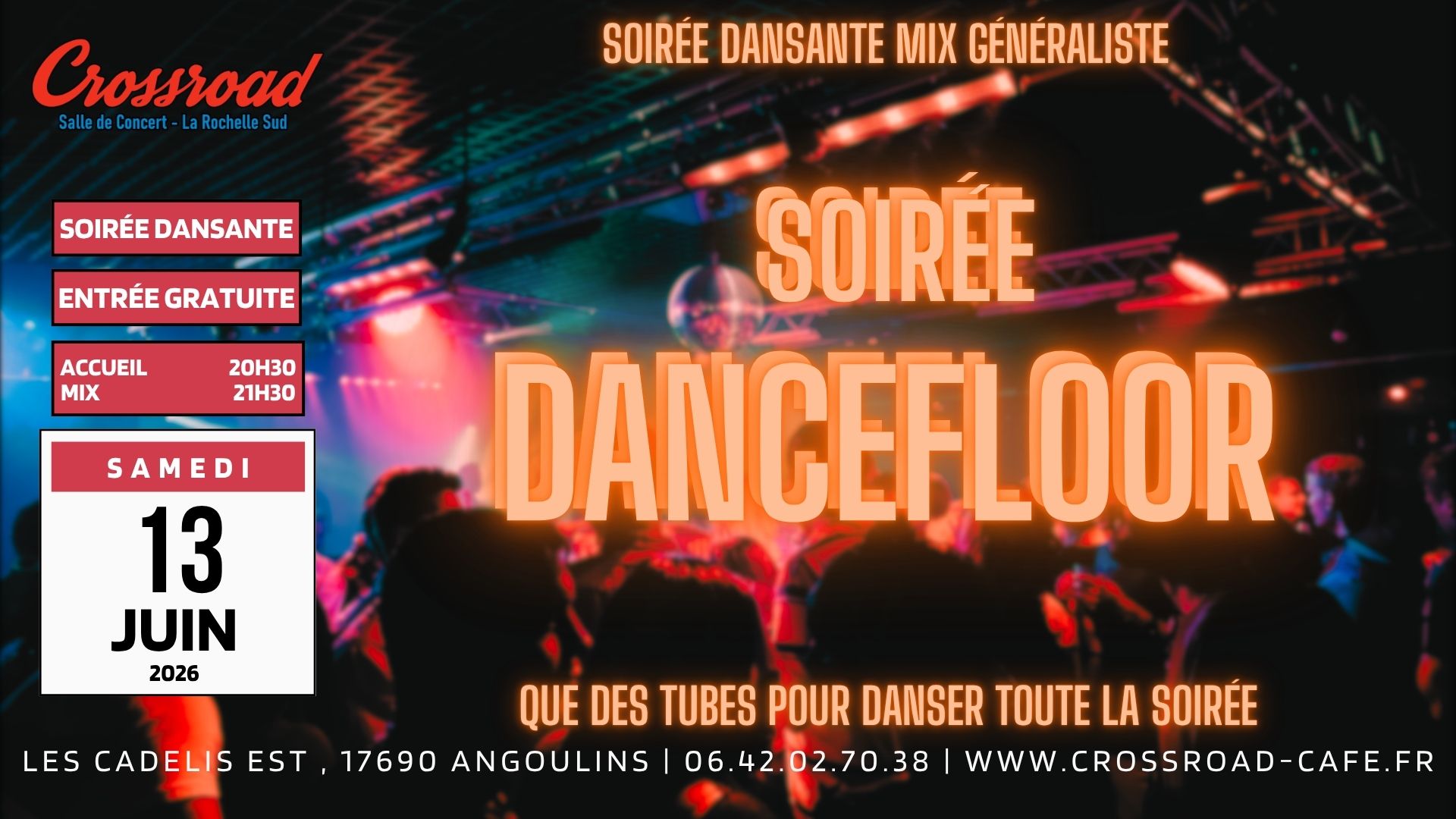 Soirée DANCEFLOOR | Que des tubes pour danser !