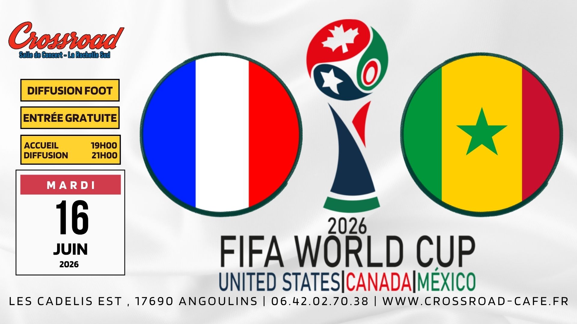COUPE DU MONDE | FRANCE - SENEGAL | 21H