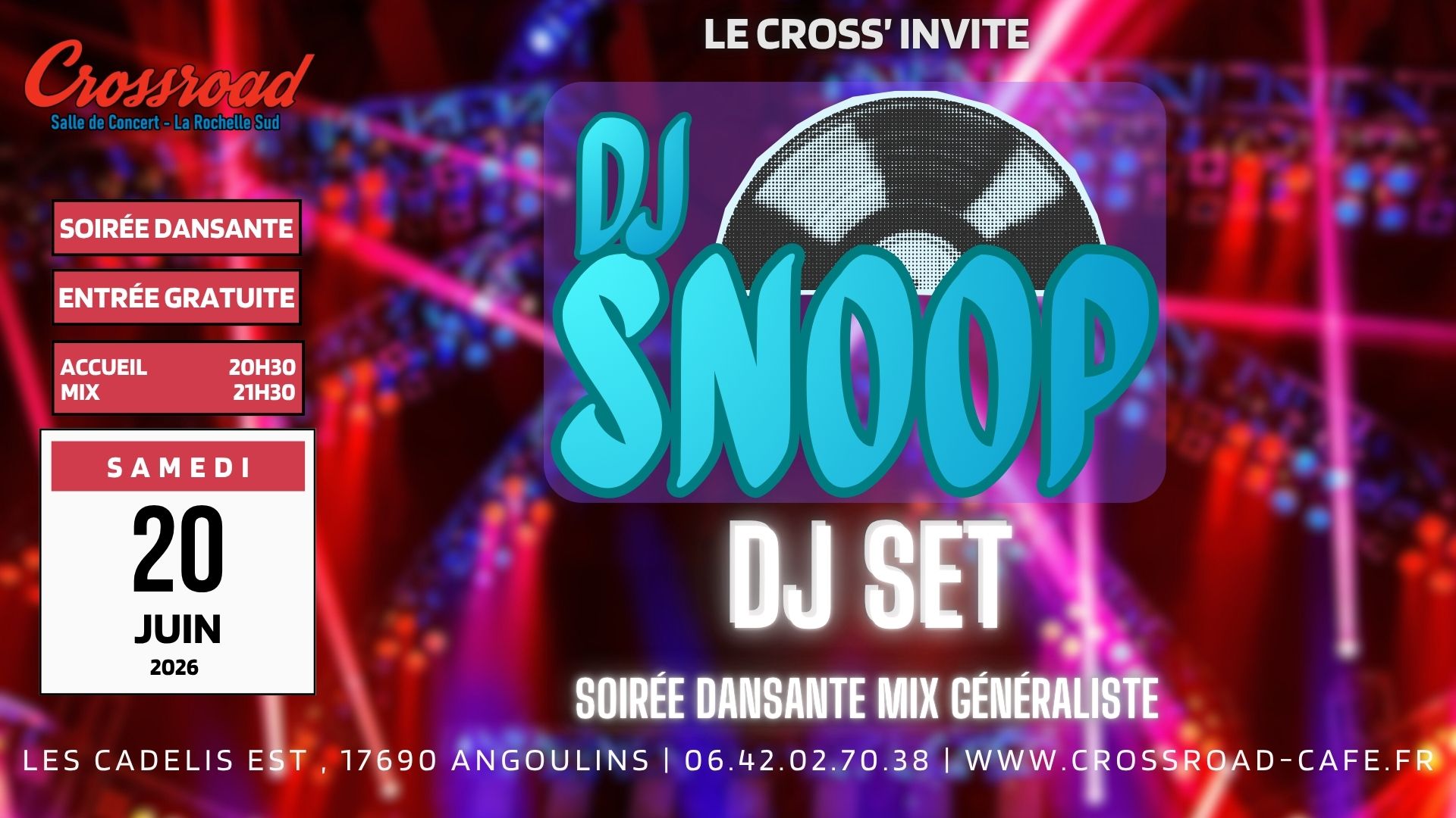 Soirée DJ SET | DJ SNOOP | Mix Généraliste