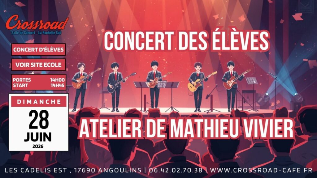 CONCERT | Concert des élèves de Mathieu Vivier