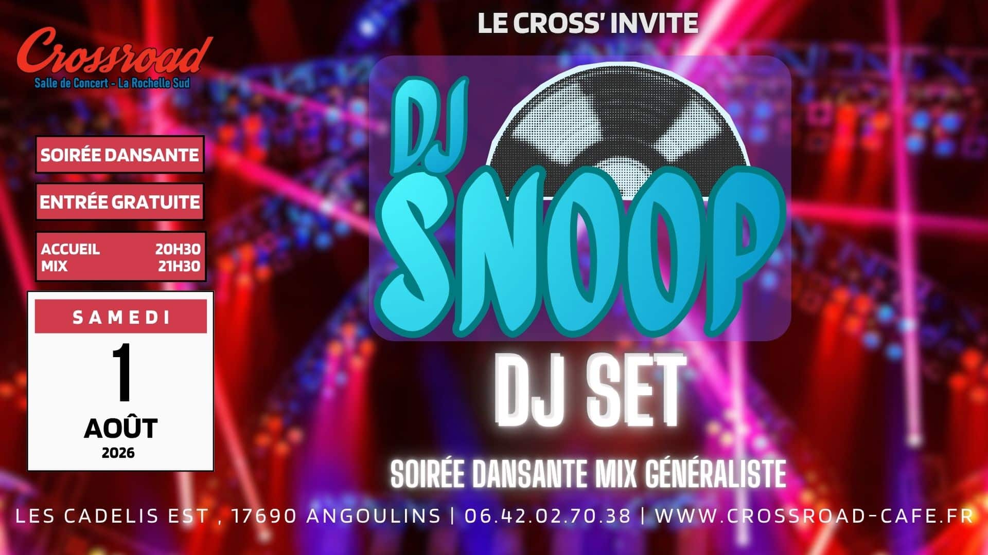 Soirée DJ SET | DJ SNOOP | Mix Généraliste
