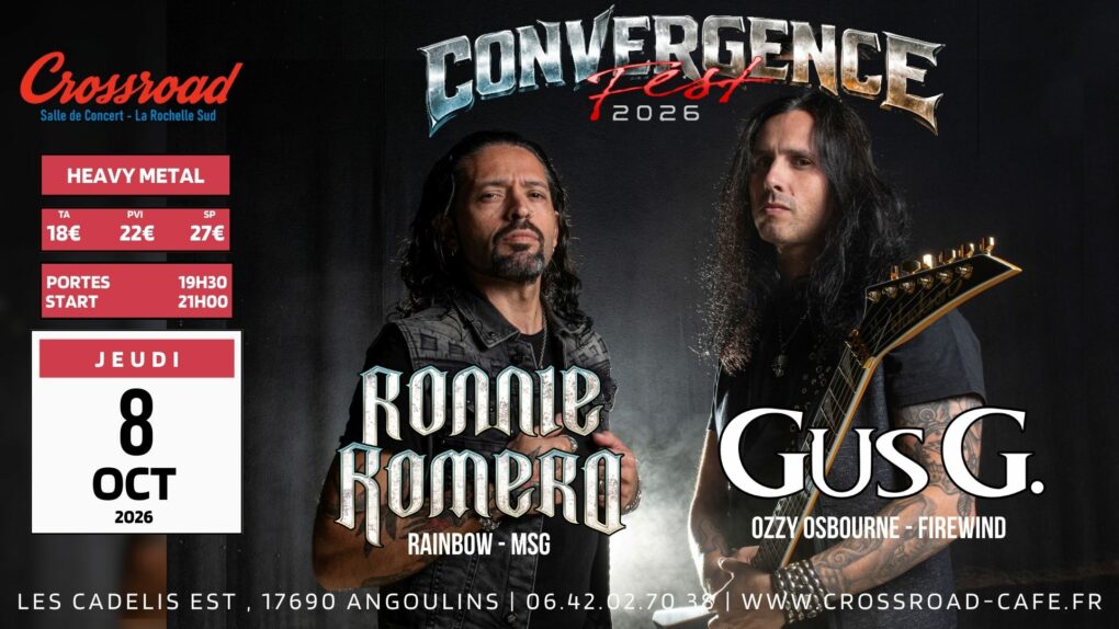 CONCERT | RONNIE ROMERO × GUS G | CONVERGENCE FEST 2026