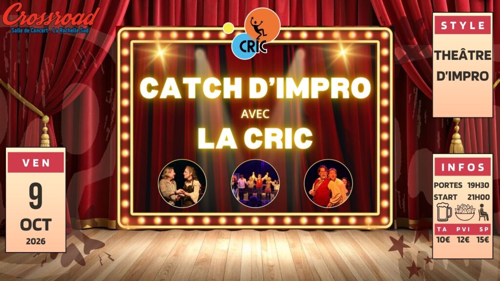 THÉÂTRE : CATCH D'IMPRO avec LA CRIC