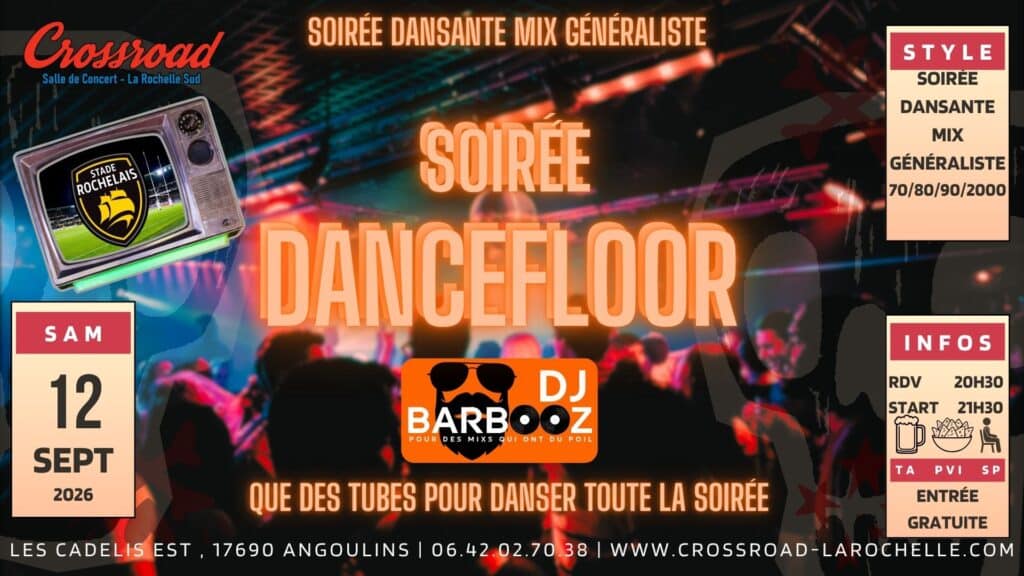 Soirée DANCEFLOOR | Que des tubes pour danser !