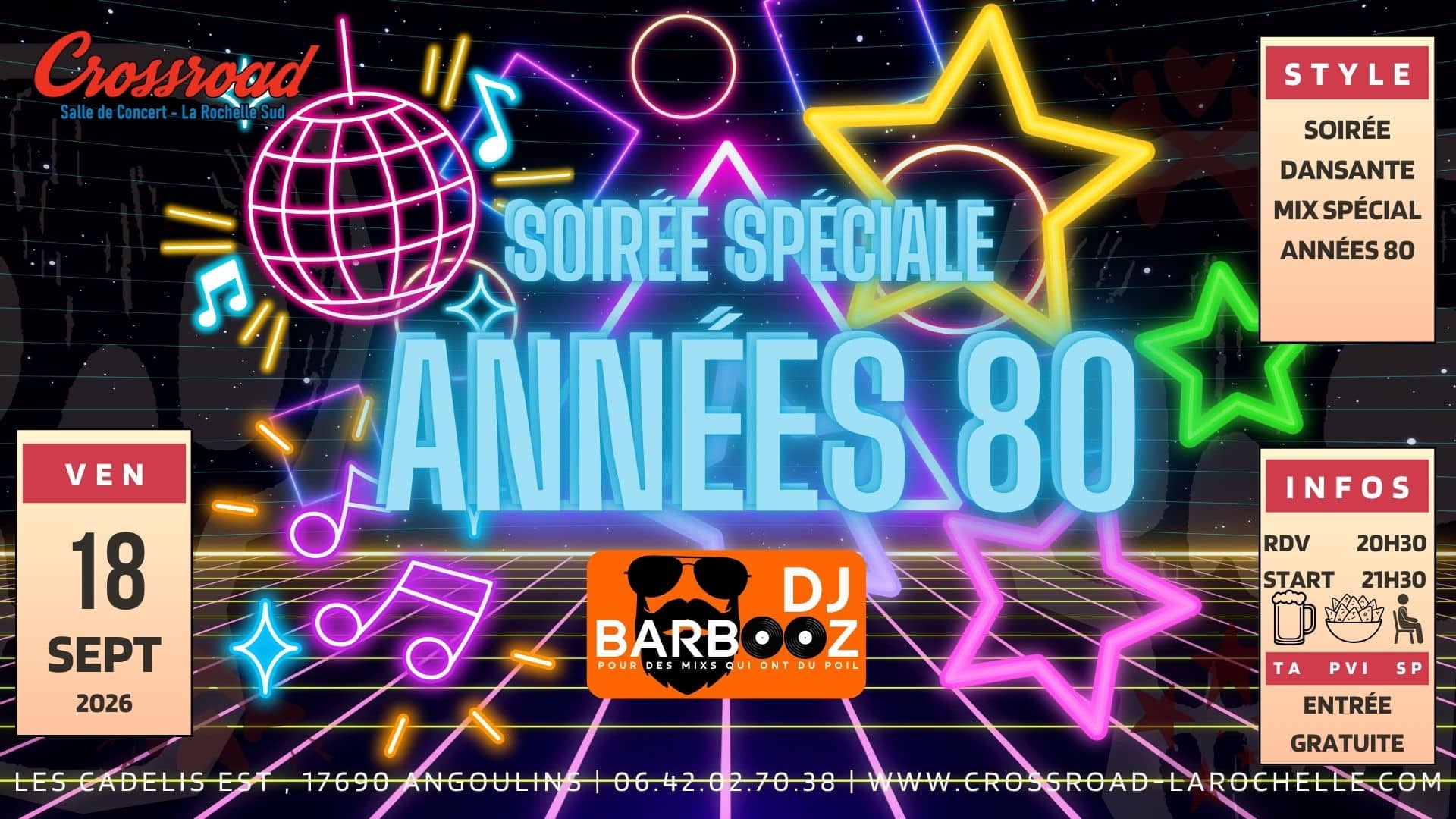 Soirée Spéciale ANNÉES 80
