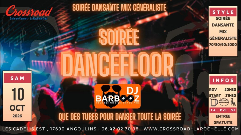 Soirée DANCEFLOOR | Que des tubes pour danser !