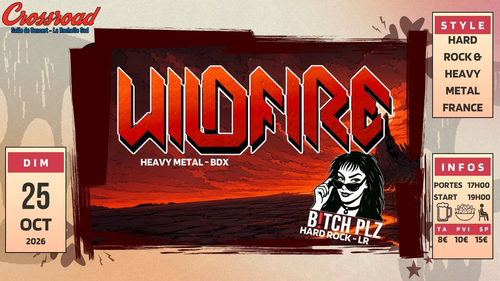 CONCERT | WILDFIRE + B!tch Plz | Hard Rock / Heavy Metal