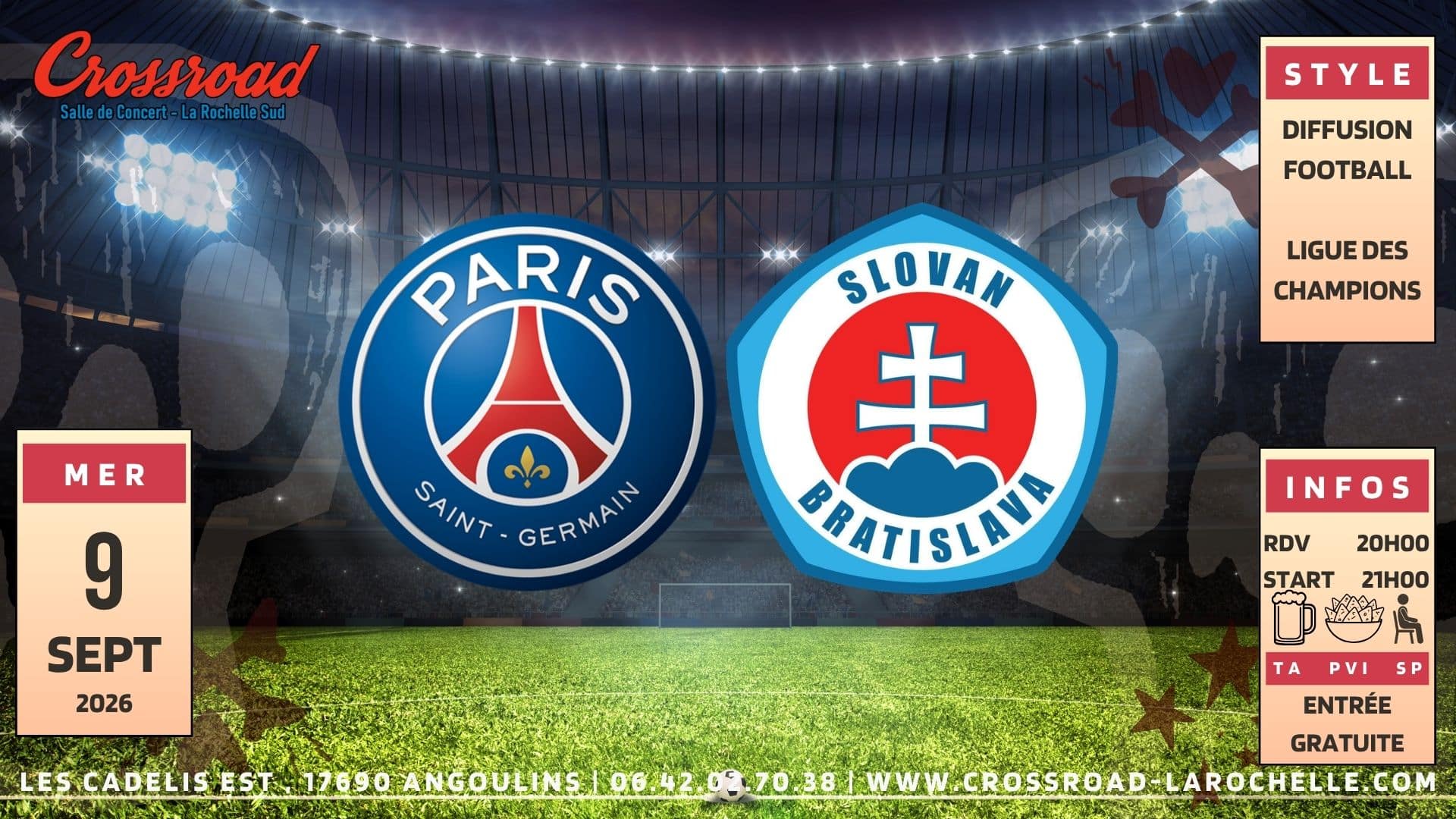 LIGUE DES CHAMPIONS | PSG - S. BRATISLAVA | 21H