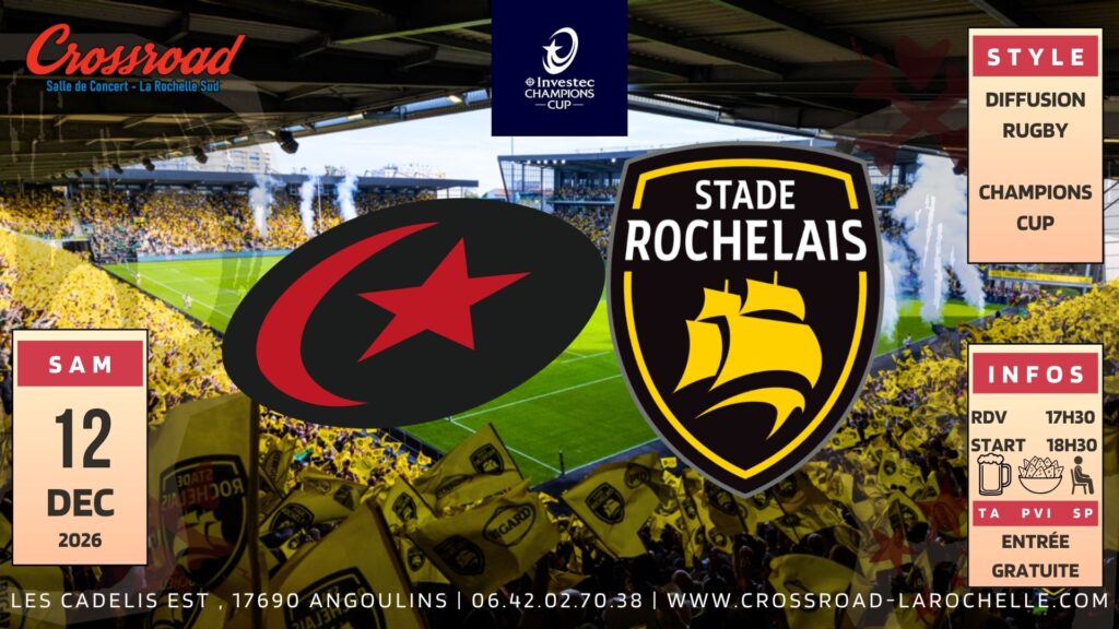 CHAMPIONS CUP | SARACENS - LA ROCHELLE | 18H30
