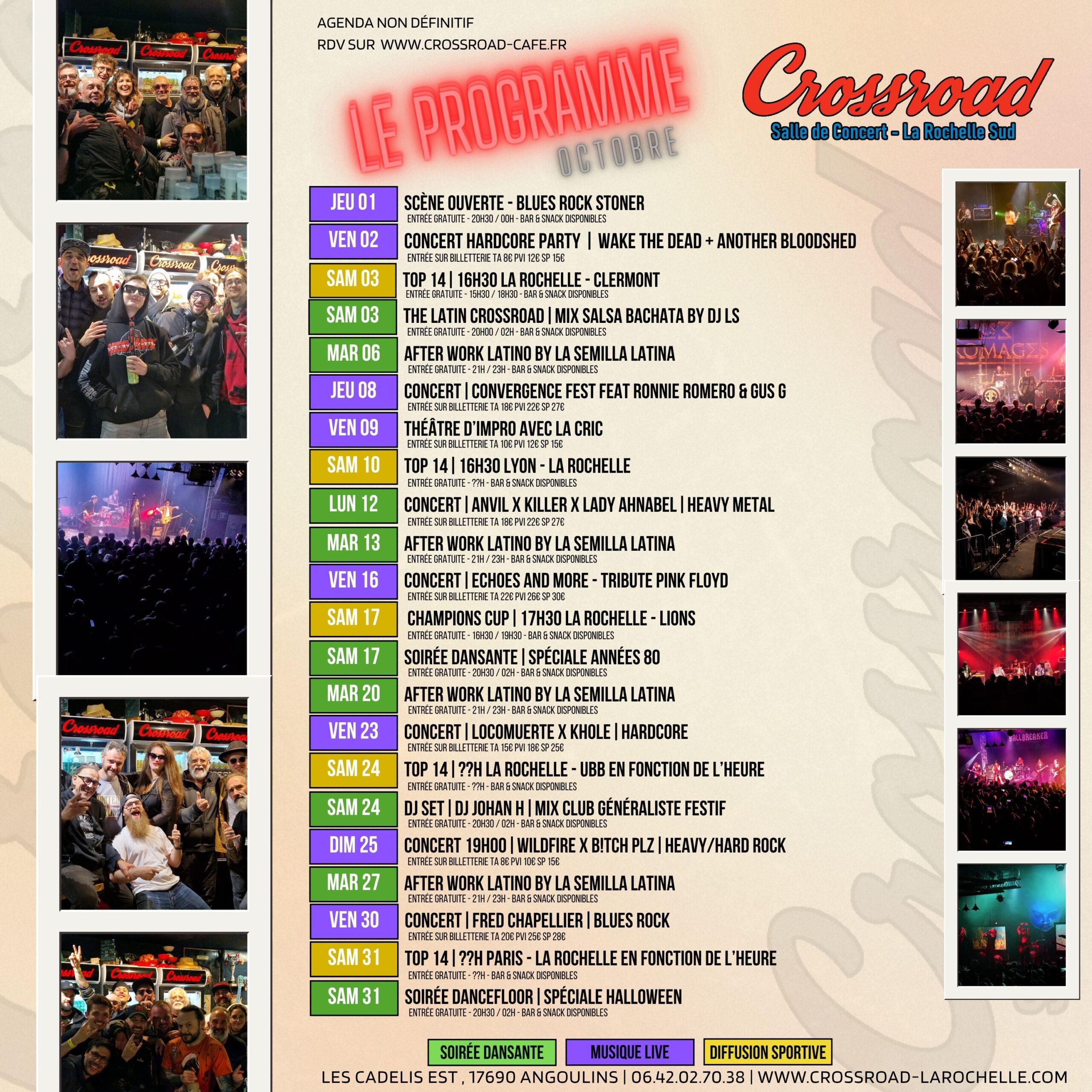 Octobre 2026 : Le Programme