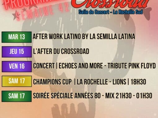[LE PROGRAMME DE LA SEMAINE 42]